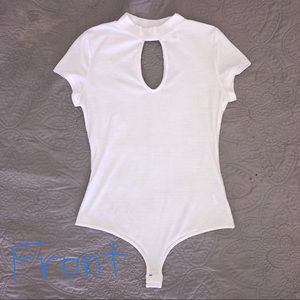 Me to we white body suit